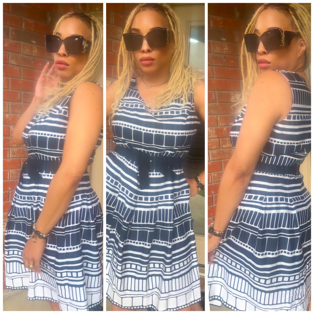 Black-white dress C